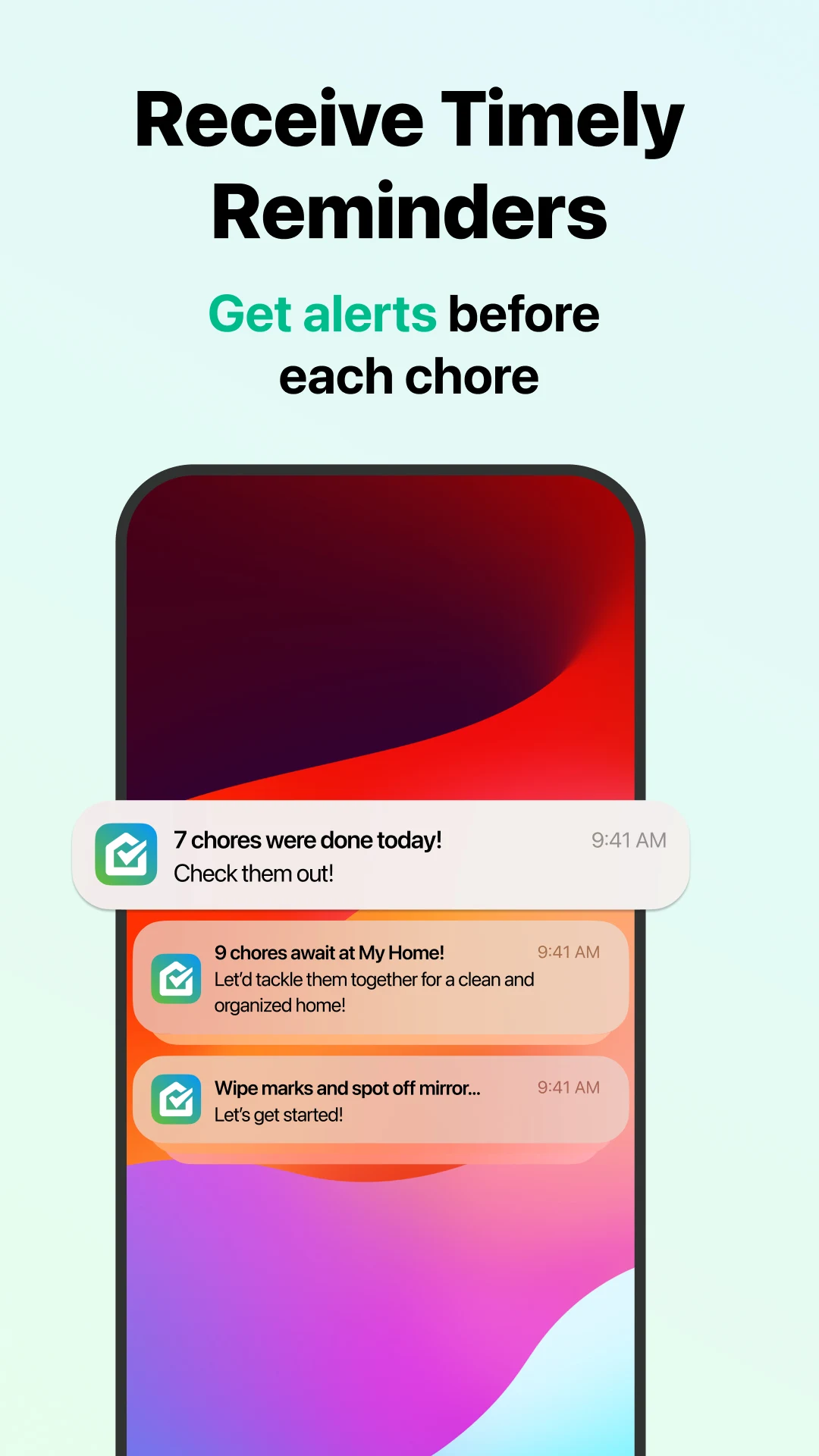 House Chores Cleaning Schedule screenshot